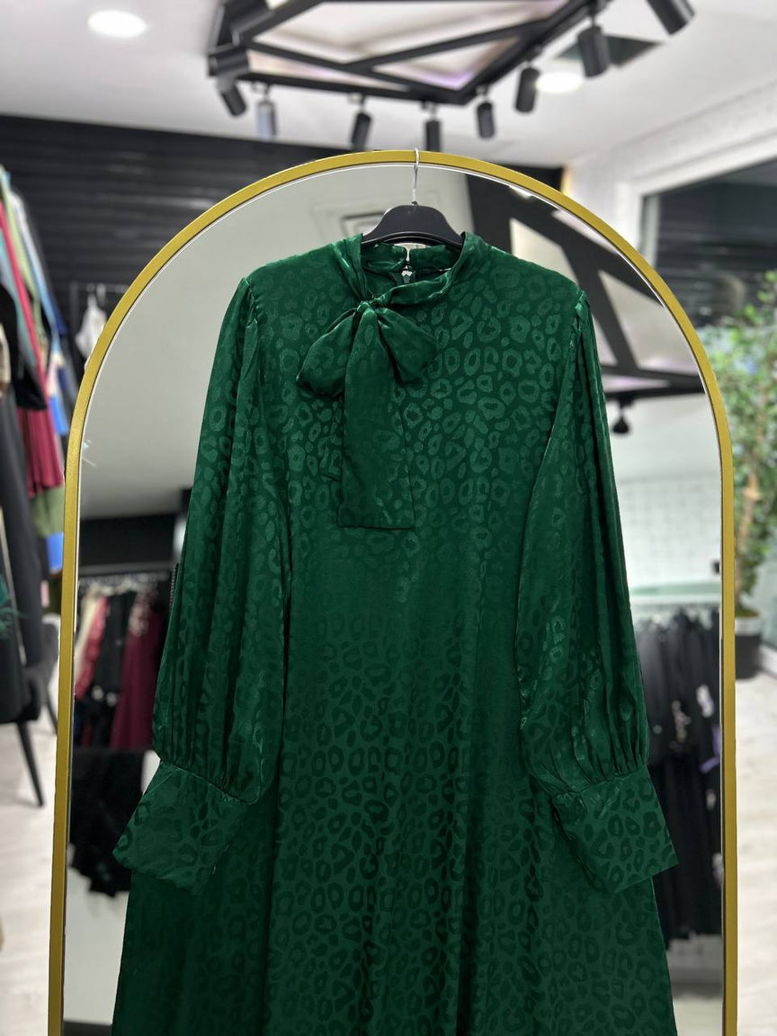 Rana yazlık günlük elbise – Zümrüt renk