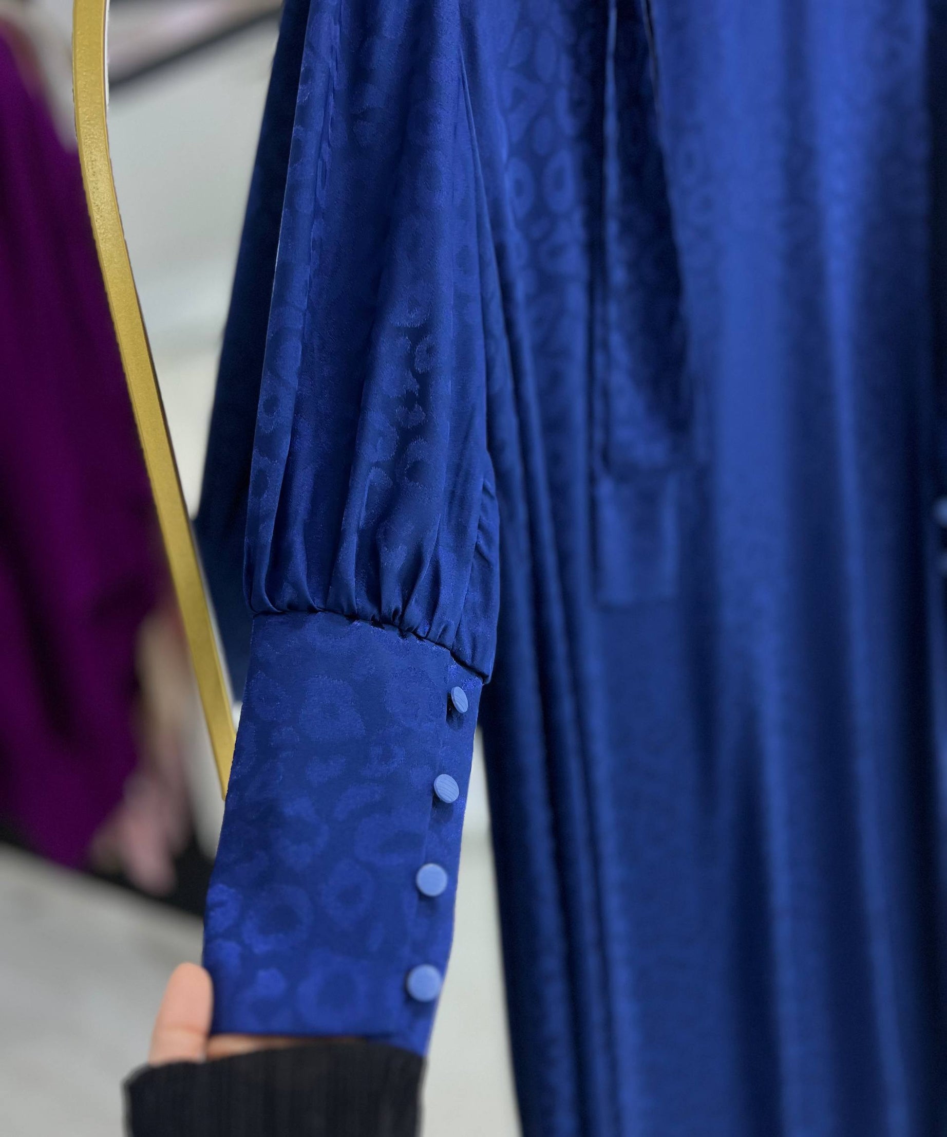 Rana yazlık günlük elbise – Mavi renk