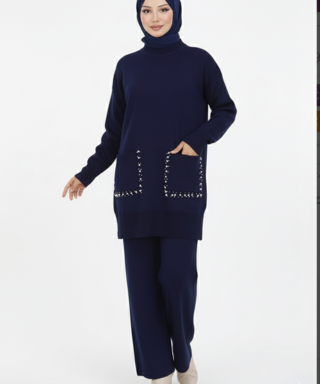 Ceren Triko Takımı (Lacivert)