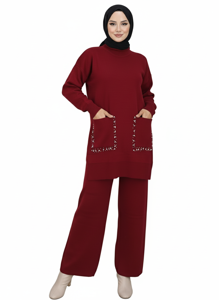 Ceren Triko Takımı (Bordo)