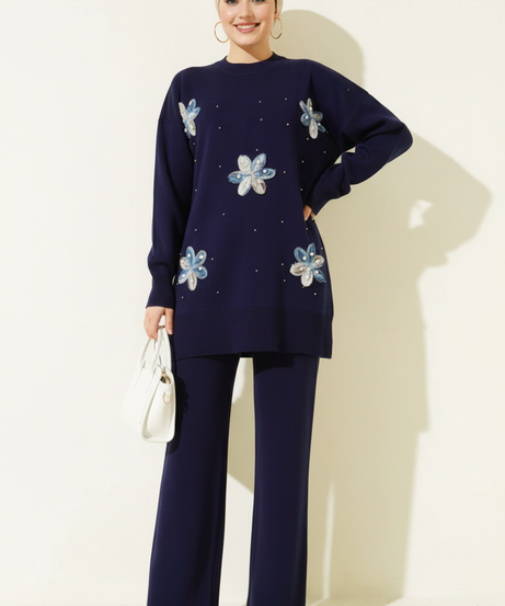 Yalda Triko Takımı (Lacivert)