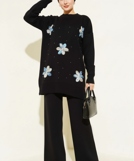 Yalda Triko Takımı (Siyah)