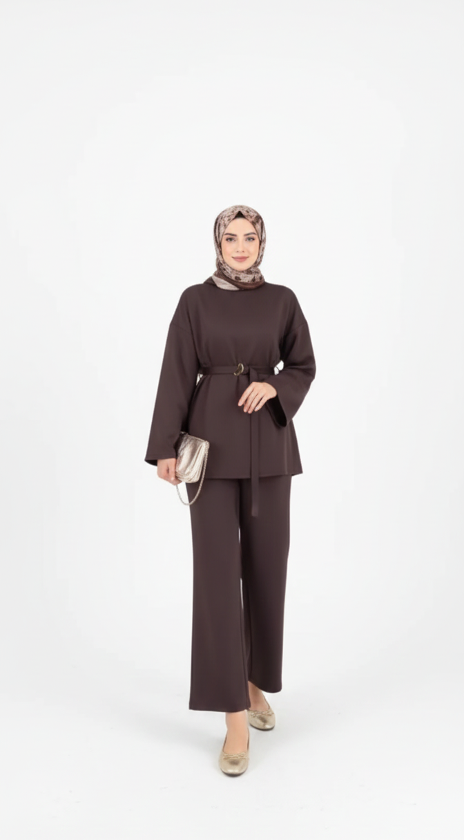 Walaa takım (kahverengi)