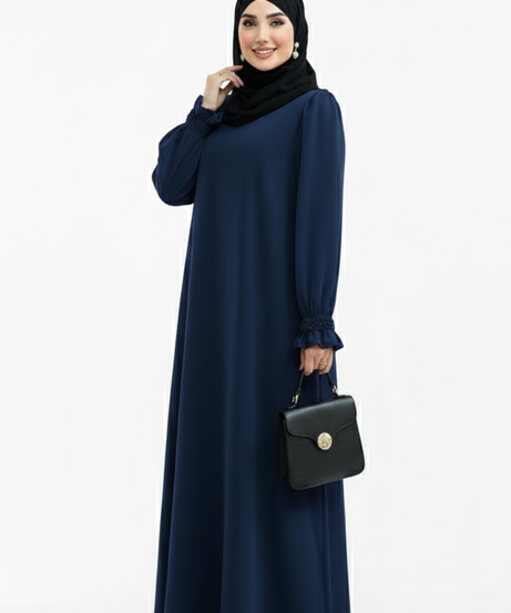 Zümrüt Elbise Model(Lacivert) 1794